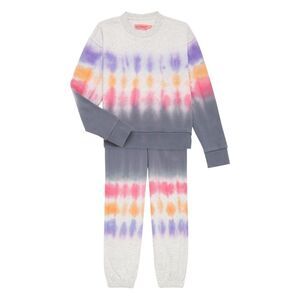 NWT Blank NYC Girls Into the Groove Tie Dye Sweatsuit Jogger Set Large (12/14) 